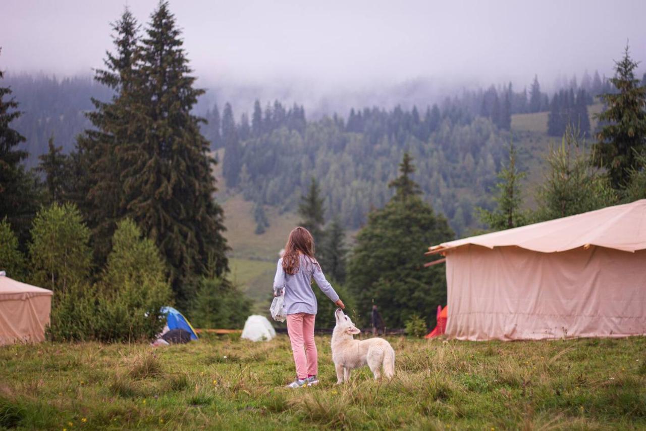 Eco Glamping - Carpathians. Retreat Hub Dzin Space เวอร์คอฟเวอนา ภายนอก รูปภาพ