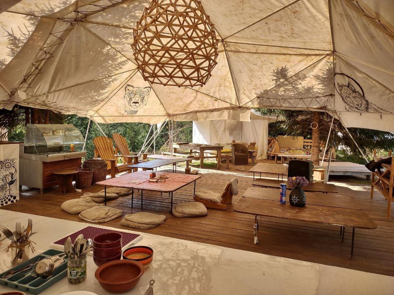 Eco Glamping - Carpathians. Retreat Hub Dzin Space เวอร์คอฟเวอนา ภายนอก รูปภาพ